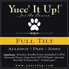 Load image into Gallery viewer, Full Tilt: Allergy | Pain | Joint …for the Canine