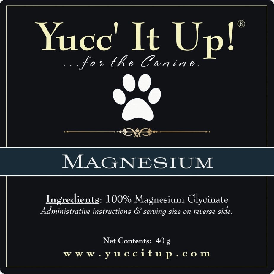 Magnesium Glycinate ...for the Canine.